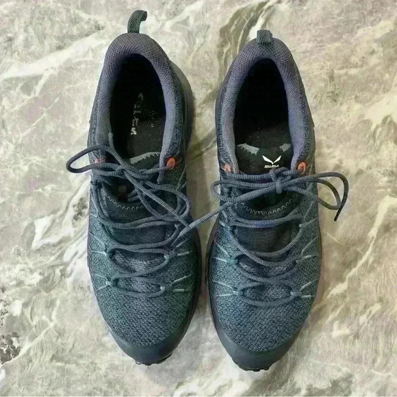 Salewa Shoes - Salewa Womens Size 10 Dropline Mallard Blue Speed Hiking Shoes Sneakers